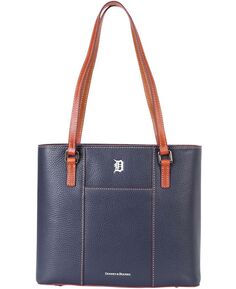 Женская темно-синяя сумка-шоппер Detroit Tigers Pebble Lexington Dooney &amp; Bourke