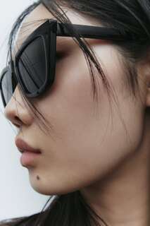 Солнцезащитные очки cateye ZARA, черный
