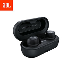 Дубль Bluetooth-гарнитура JBL Under Armour True Wireless Streak спортивная, водонепроницаемая с защитой от пота, черный