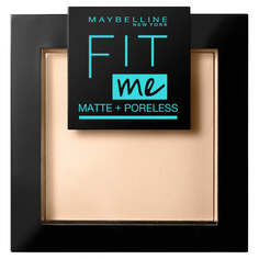 Maybelline Прессованная пудра Fit Me Matte Poreless Pressed Powder 220 Натуральный Бежевый 9г