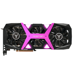 Видеокарта Yeston Radeon RX 6650 XT Game Master, 8Гб, розовый/черный