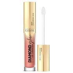 Блеск для губ Eveline Cosmetics Diamond Glow Lip Luminizer с гиалуроновой кислотой 06 Choco Bons 4,5 мл