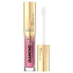 Блеск для губ Eveline Cosmetics Diamond Glow Lip Luminizer с гиалуроновой кислотой 05 Toffee 4,5мл
