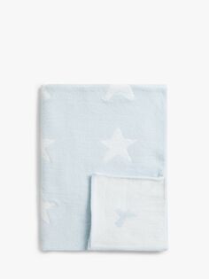 Одеяло John Lewis Star, 100 x 75 см, синее
