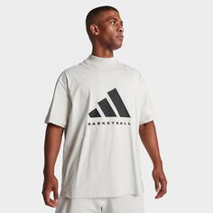 Adidas Баскетбольная футболка, серый