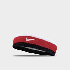 Повязка на голову Nike с галочкой, красный