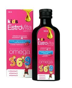 Estrovita Kids Malina омега 3-6-9 для детей, 150 ml