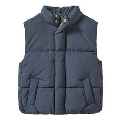 Жилет Zara Kids Crinkle Puffer, синий