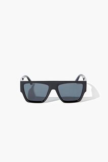 Солнцезащитные очки в квадратной оправе Forever 21, черный