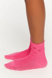 Рваные носки для экипажа Forever 21, розовый