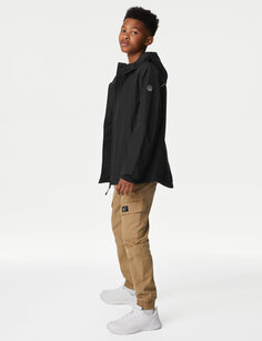 Анорак с капюшоном Stormwear (6–16 лет) Marks &amp; Spencer, черный