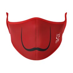 Маска Otso Moustache, красный