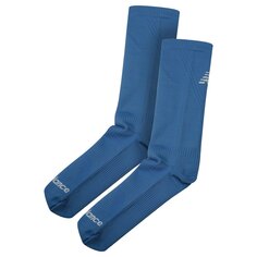 Носки New Balance Run Foundation Flat Knit Midcalf, синий