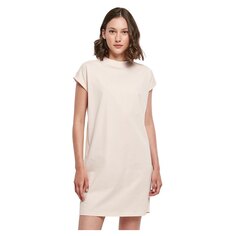 Короткое платье Build Your Brand Turtle Extended Shoulder Short Sleeve, розовый