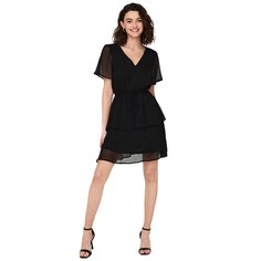 Короткое платье Jdy Melly Short Sleeve, черный