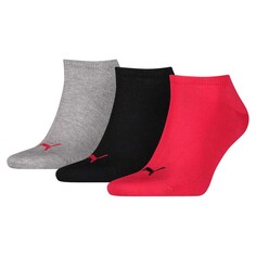 Носки Puma Sneaker Plain 3 шт, разноцветный