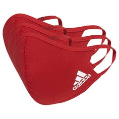 Маска adidas Sportswear Logo 3 Units, красный