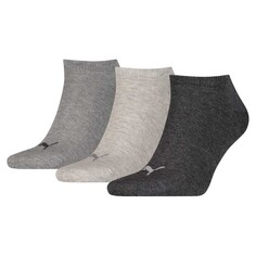 Носки Puma Sneaker Plain 3 шт, серый