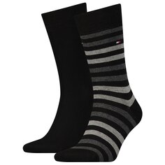 Носки Toммy Hilfiger Duo Stripe 2 шт, черный