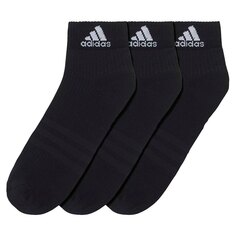 Носки adidas 3 Stripes Performance Half Cushion Ankle 3 шт, черный