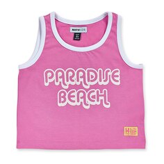 Футболка без рукавов Nath Kids Paradise Beach, розовый
