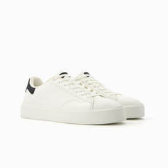 Кроссовки Bershka Contrast Trainers, белый