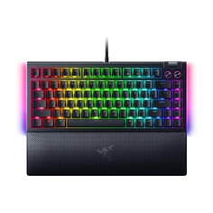 Игровая клавиатура Razer BlackWidow V4 75% (Orange Hot Swap Switch) с подставкой, черный, английская раскладка