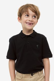 Хлопковая футболка-поло из пике H&amp;M H&M
