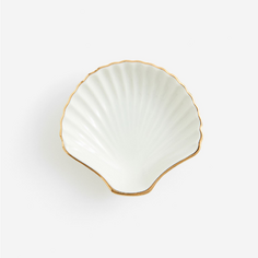 Фарфоровая тарелка H&amp;M Home Shell-shaped Mini, белый