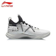 Кроссовки мужские Li-Ning P047 баскетбольные, молочно-белый / коричневый