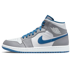 Кроссовки мужские Nike AJ1 Joe Air Jordan 1 баскетбольные, серый / синий