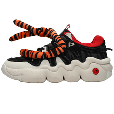 Кроссовки спортивные мужские Fila Barricade II CNY баскетбольные, белый / черный / оранжевый