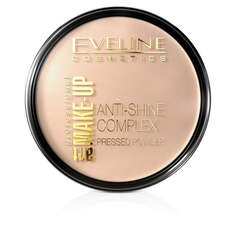 Eveline Cosmetics Art Make-Up Anti-Shine Complex Pressed Powder Матирующая минеральная пудра с шелком 31 Прозрачная 14г