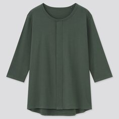 Джемпер Uniqlo, темно-зеленый