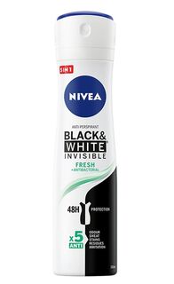 Nivea Black&amp;White Invisible Fresh антиперспирант для женщин, 150 ml