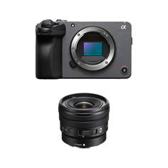 Видеокамера Sony FX30 Digital Cinema Camera ILME-FX30B Kit с объективом E 10-20mm f/4 PZ G SELP1020G, черный