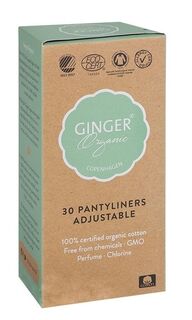 Ginger Organic ежедневные прокладки, 30 шт.