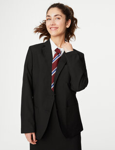 Школьный пиджак для девочек (9–16 лет) Marks &amp; Spencer, черный