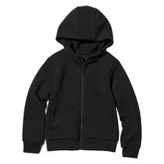 Толстовка Uniqlo Kids Ultra Stretch Dry Sweat Full-zip Hooded, черный
