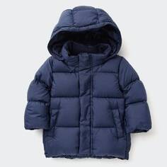 Пуховик для малышей Uniqlo Toddler Volume Down, темно-синий