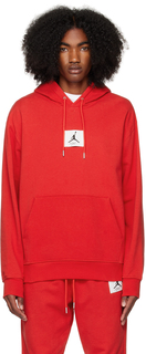 Красная толстовка с капюшоном Nike Jordan