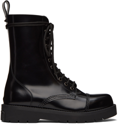 Черные армейские ботинки Camden Valentino Garavani