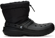 Черные классические ботинки Neo Puff на подкладке Crocs