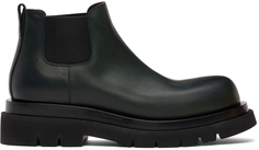 Зеленые низкие ботинки челси &apos;The Lug&apos; Bottega Veneta
