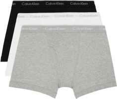 Набор из трех разноцветных классических трусов-боксеров Calvin Klein Underwear
