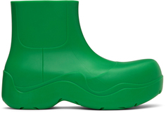 Зеленые ботинки челси Matte Puddle Bottega Veneta