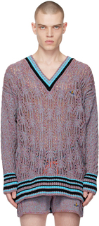 Пурпурный свободный свитер Range Vivienne Westwood