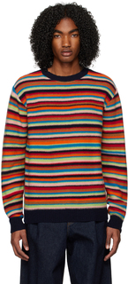 Разноцветный свитер в полоску Vista The Elder Statesman