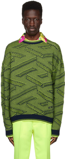 Зеленый свитер \La Greca\&quot;&quot; Versace
