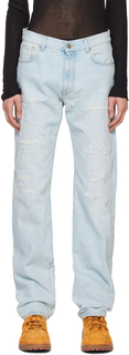 Синие рваные джинсы 424 Suncoat Girl